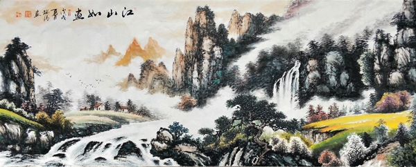 ��ɽ�箋(hu��) ɽˮ��(hu��) �������� �ĳߙM��